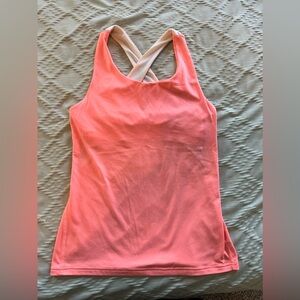 gapfit tank tops. Coral w/ built in bra & other no built in selling as a set (S)